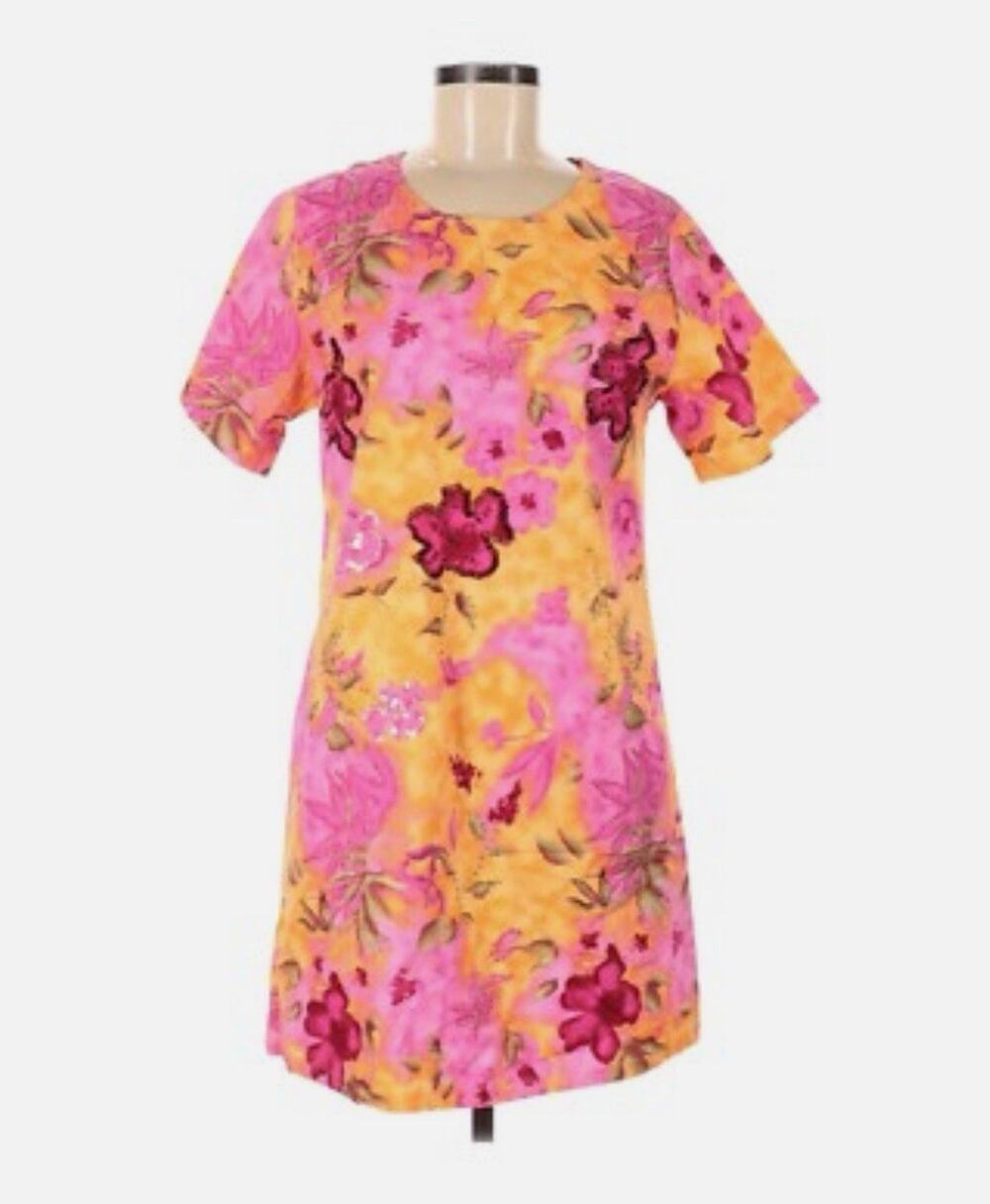 Tropico Women's Dress Floral Sequin Detailed